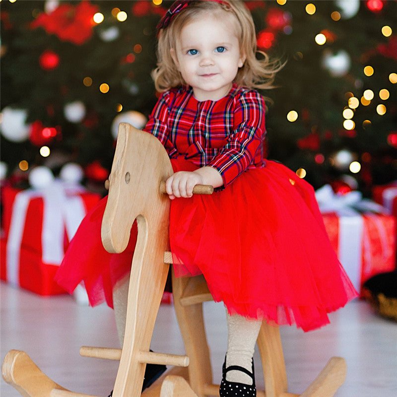 Christmas parent-child dress